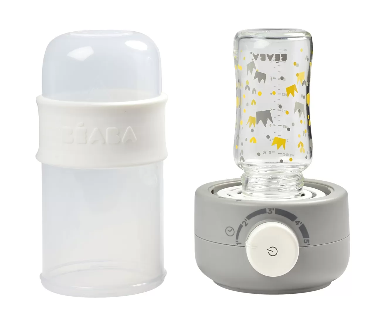 Babymilk Second Flessenwarmer Grey | BÉABA Best Sale