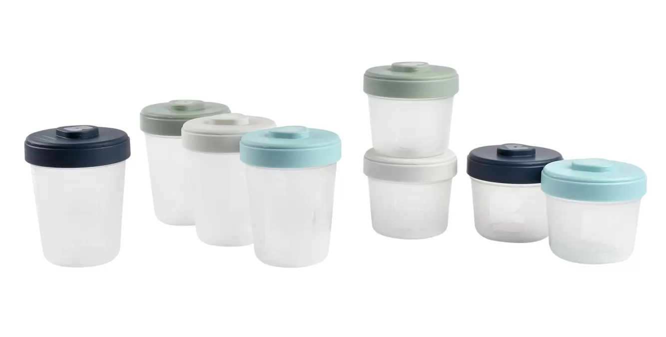 Set 2E Leeftijd 8 Clipporties - (4 X 150 Ml + 4 X 250 Ml) | BÉABA Online