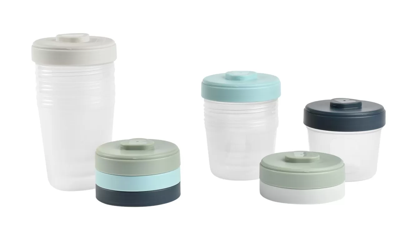 Set 2E Leeftijd 8 Clipporties - (4 X 150 Ml + 4 X 250 Ml) | BÉABA Online